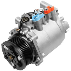 ECCPP AC compressor for Acura TSX 2.4L front-angle view highlighting sturdy clutch and compact aluminum body