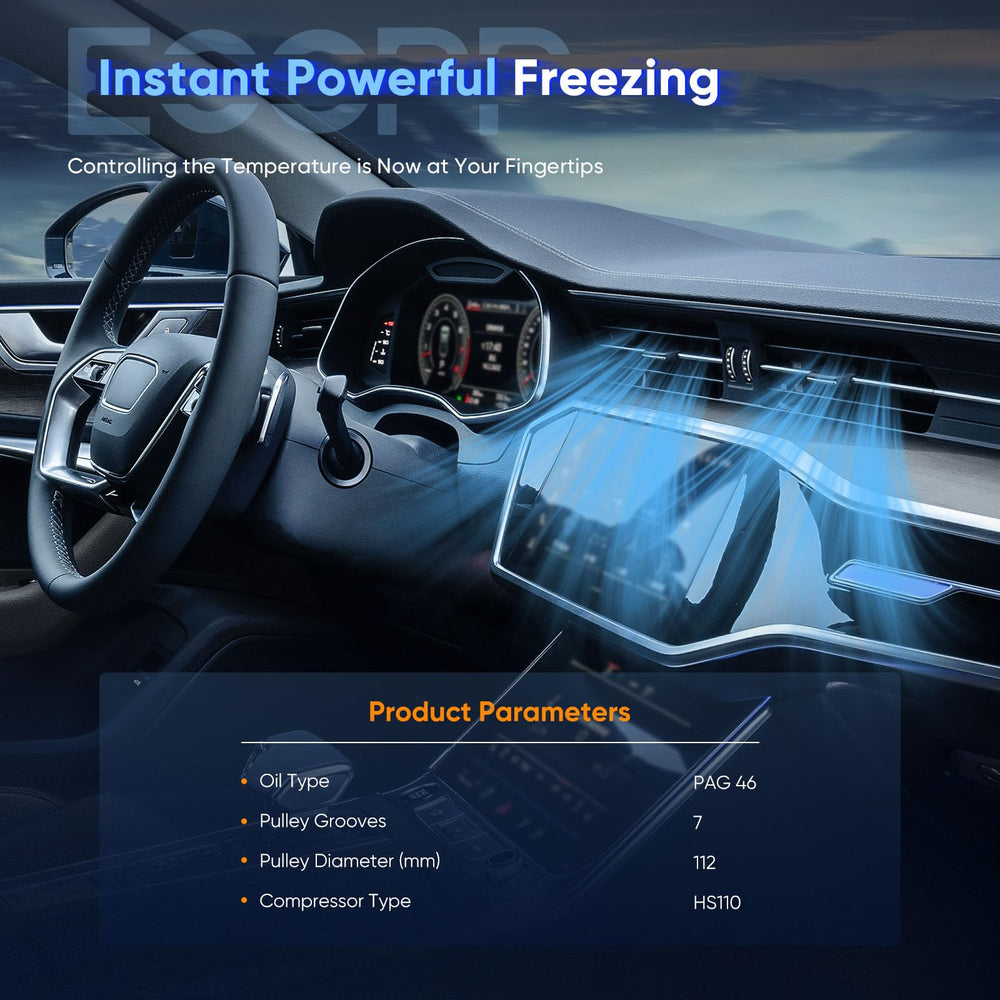 ECCPP Acura TSX compressor with installation guide supports smooth replacement process