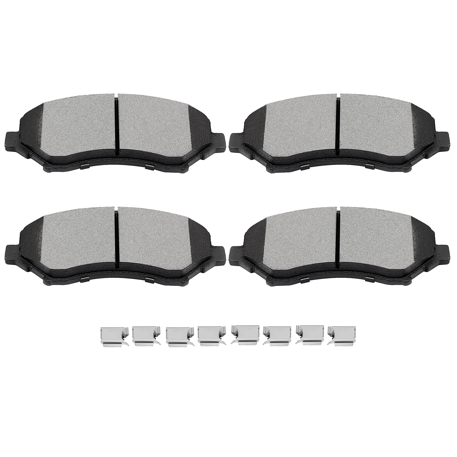 ECCPP front ceramic brake pads kit for Town & Country improves braking smoothness and dust control