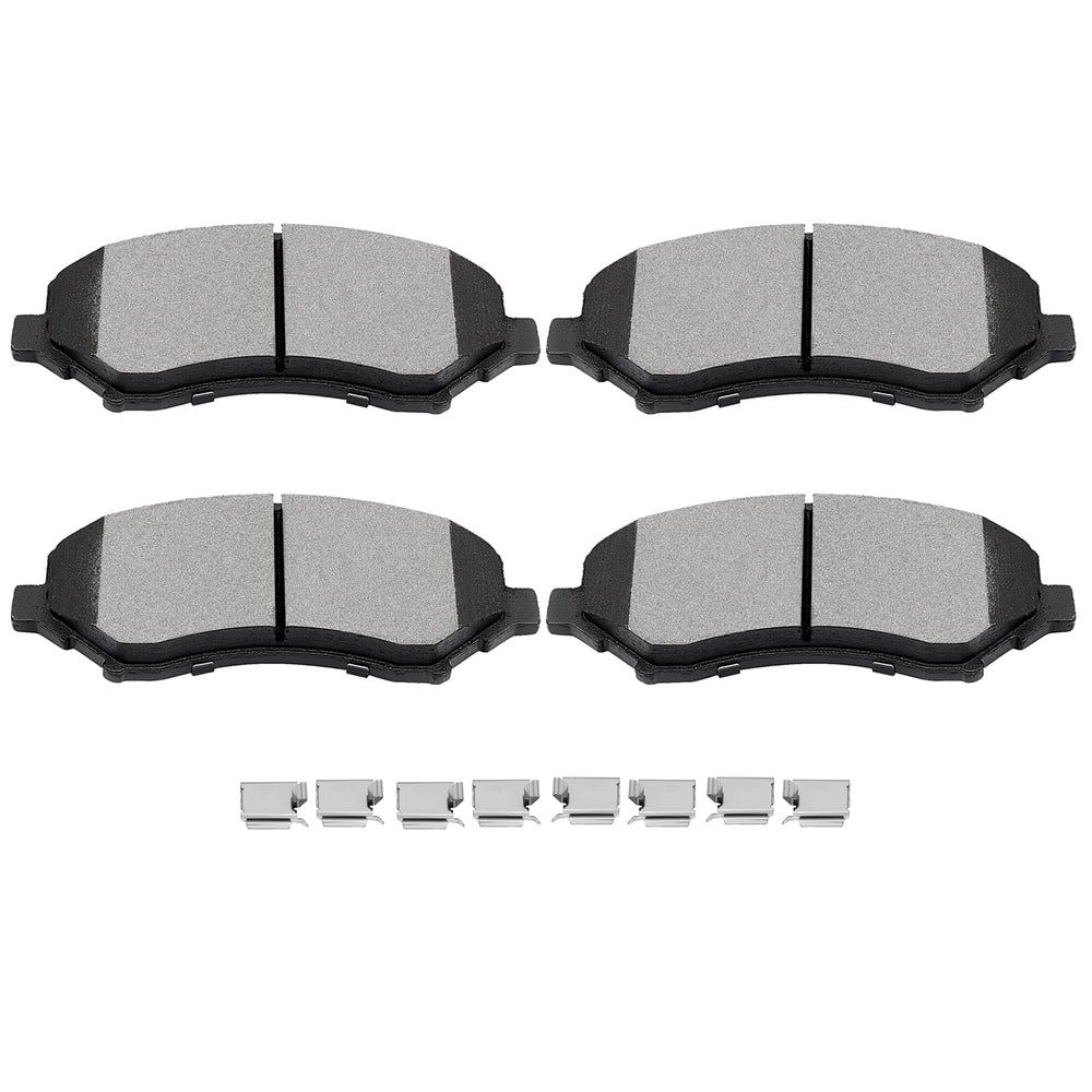 ECCPP front ceramic brake pads kit for Town & Country improves braking smoothness and dust control