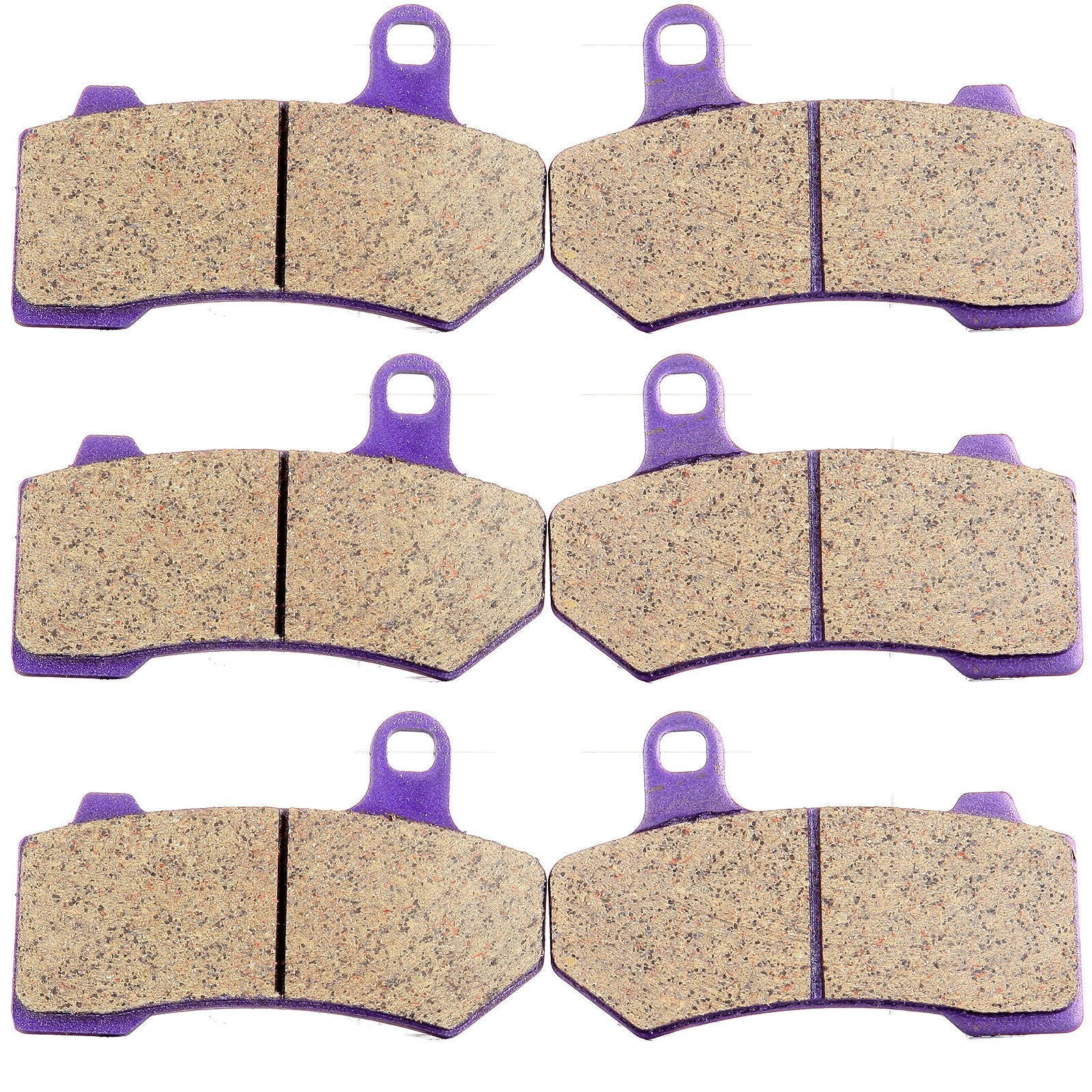 ECCPP brake pads front and rear kit for Harley motorcycles enhances braking confidence.