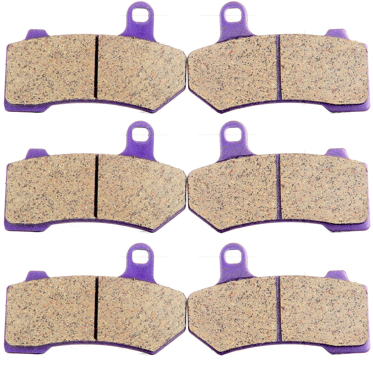 ECCPP brake pads front and rear kit for Harley motorcycles enhances braking confidence.