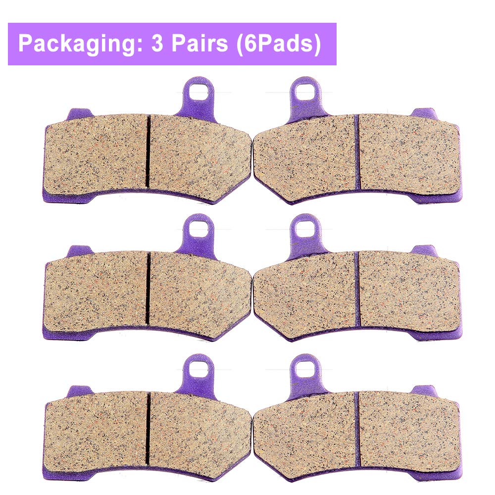 ECCPP quiet and durable brake pads for smooth, low-noise riding.