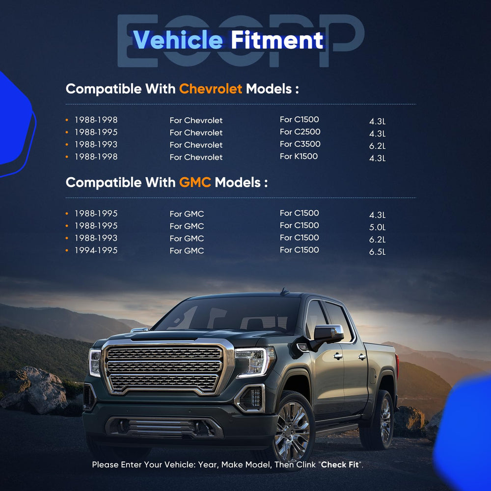 ECCPP Tahoe 95-99 mirror ensures dependable road awareness