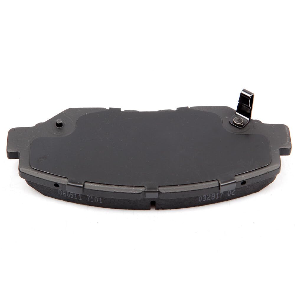 ECCPP D9147795 dust-reducing front brake pads on wheels
