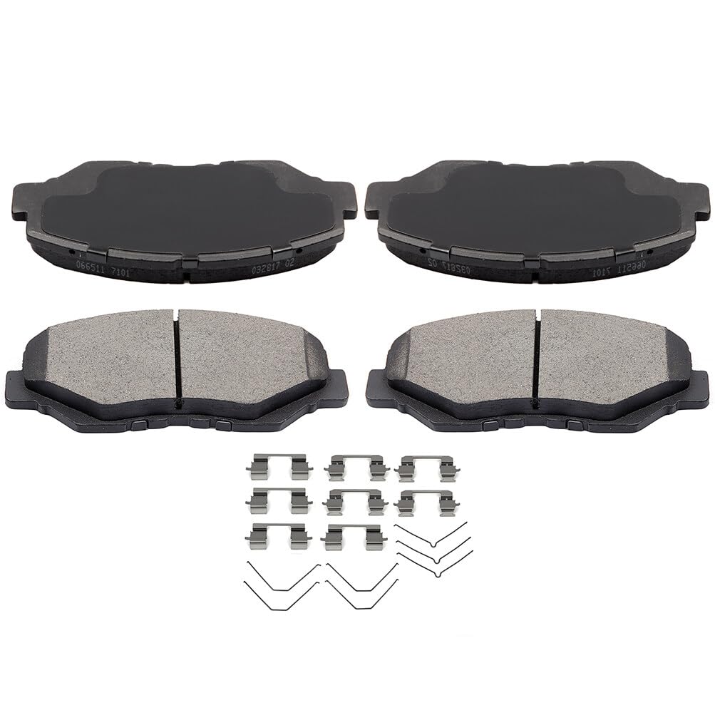 ECCPP D9147795 front ceramic brake pads offer smooth braking and reduced dust benefits