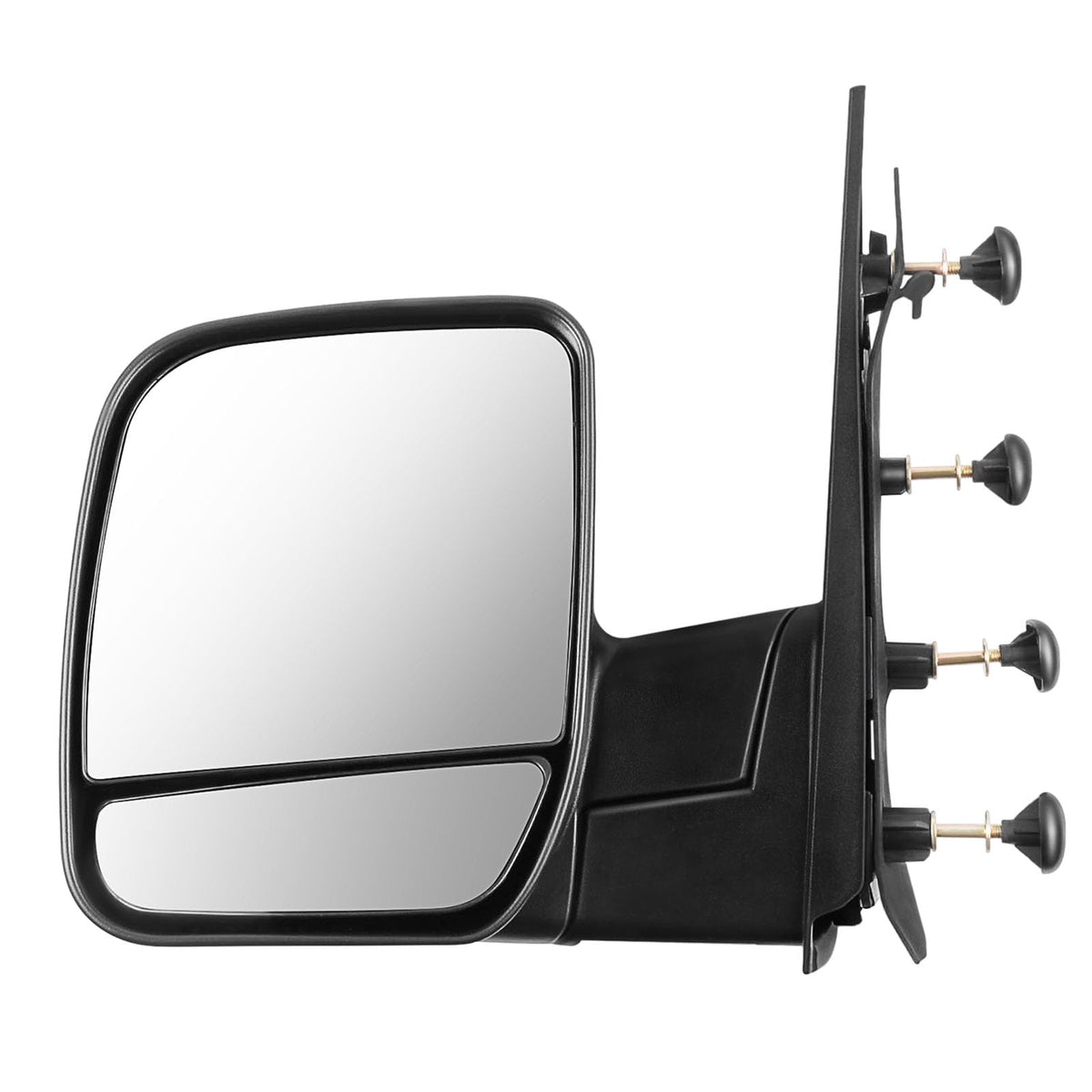 ECCPP driver-side mirror left front-angle for Ford E-series improves field of view.