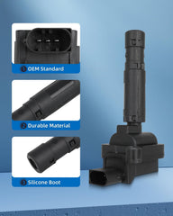 ECCPP iridium spark plugs paired with coils for smooth engine response