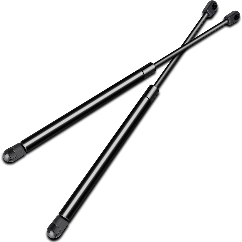 ECCPP rear window lift support pair installed on a Jeep Liberty for smoother trunk operation.