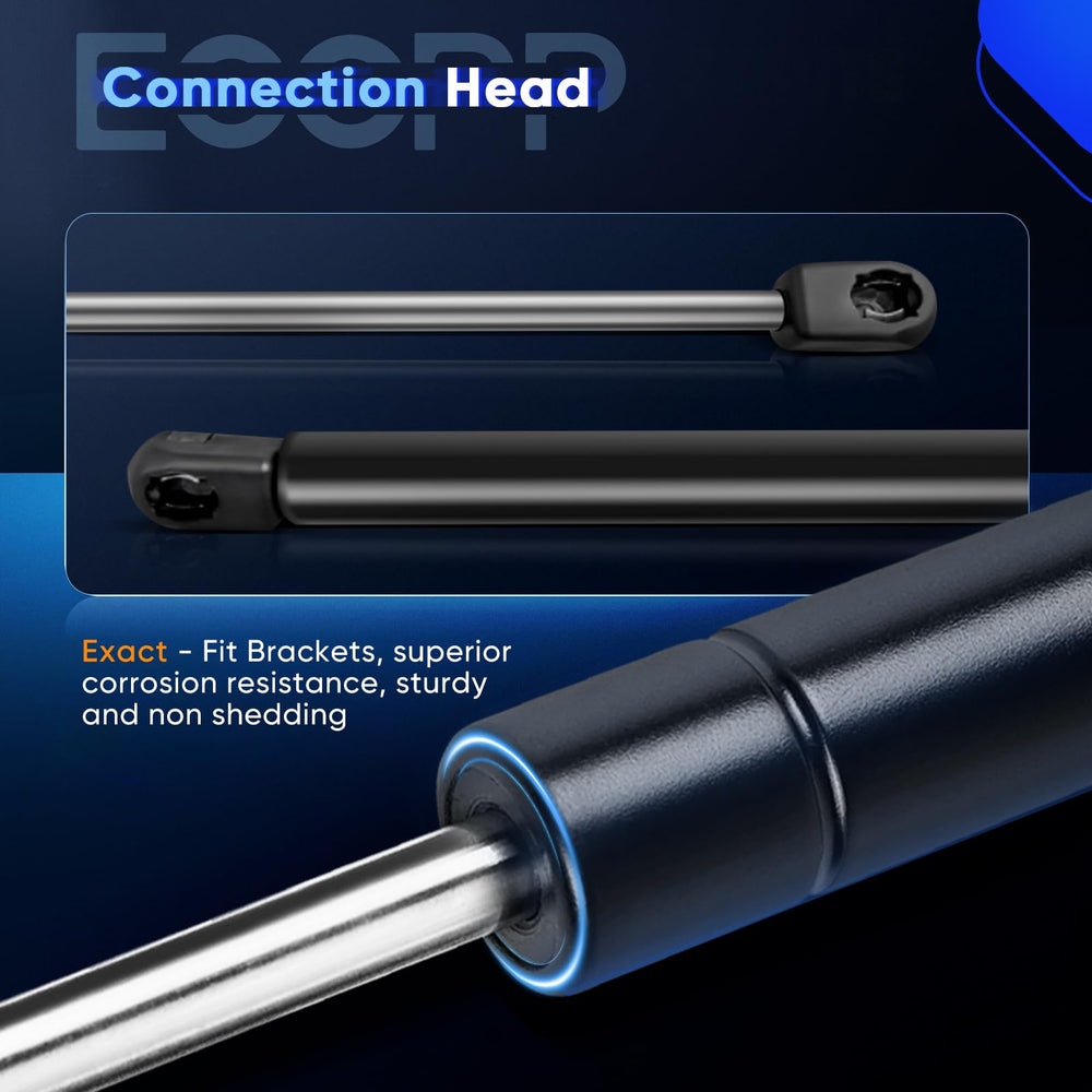 ECCPP insulated-piston-rod close-up emphasizes durability and vibration resistance.