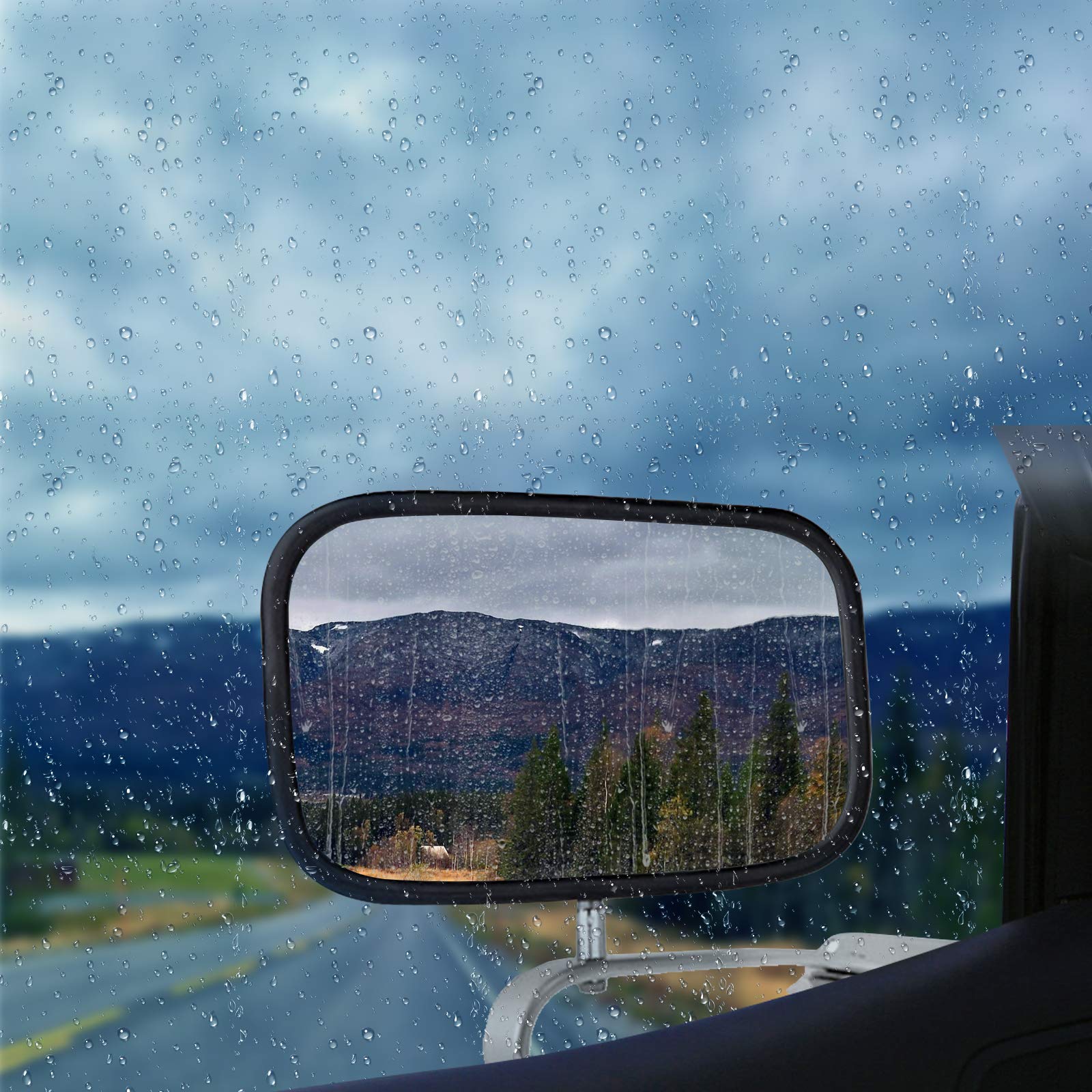 ECCPP passenger-side manual fold mirror for safer rear views
