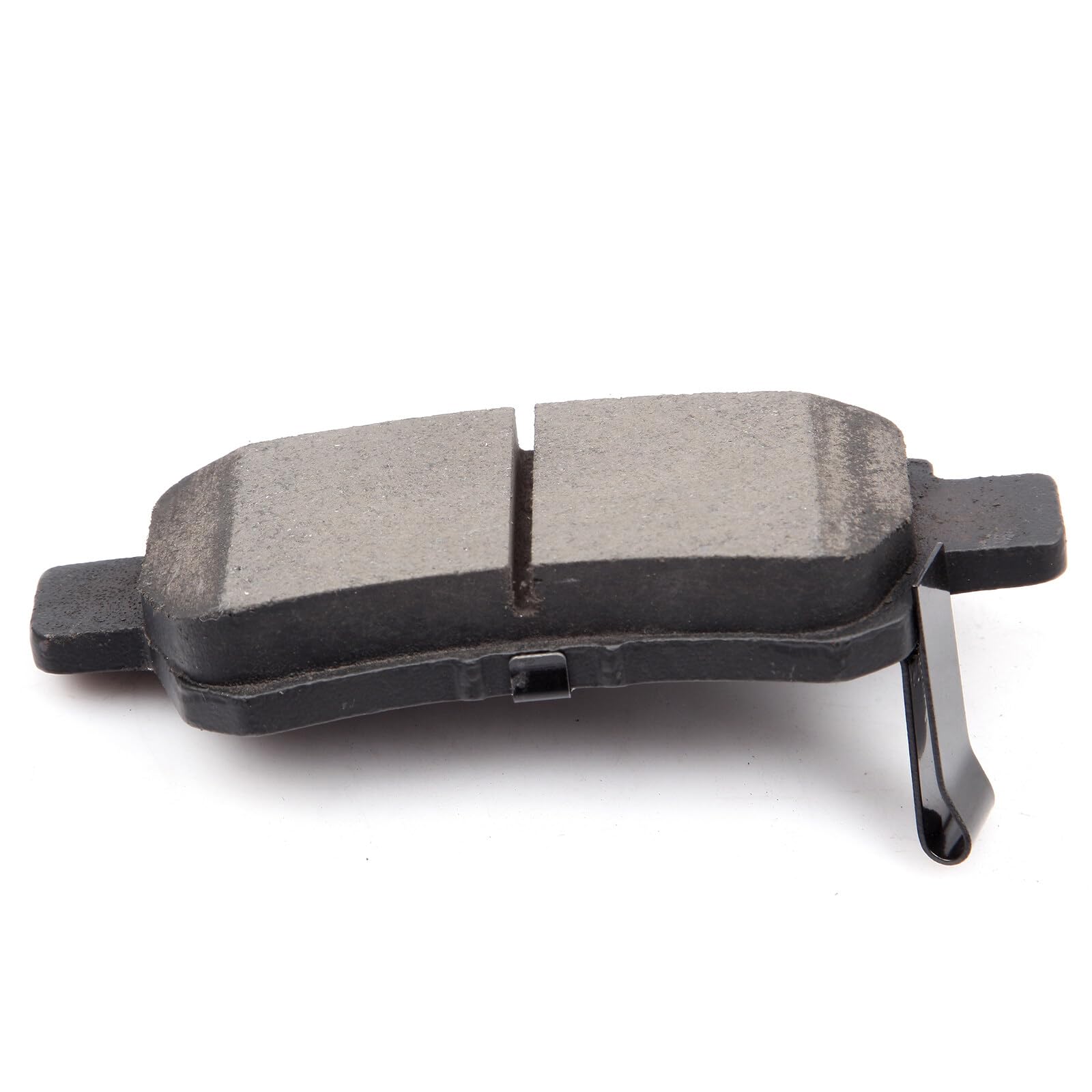 ECCPP rear ceramic brake pads close-up showing friction material and wear surface