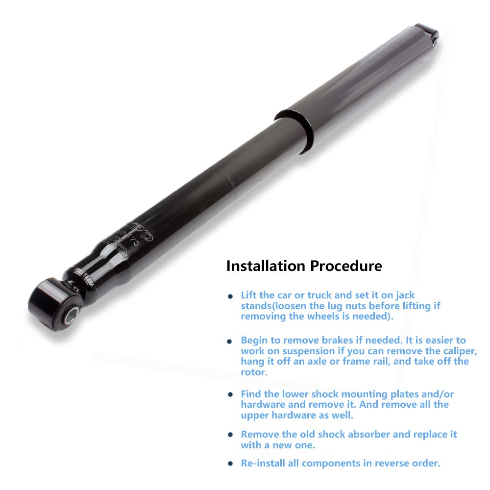 ECCPP rear shock absorber for Ford F-150 2009-2014 enhances ride comfort and control.