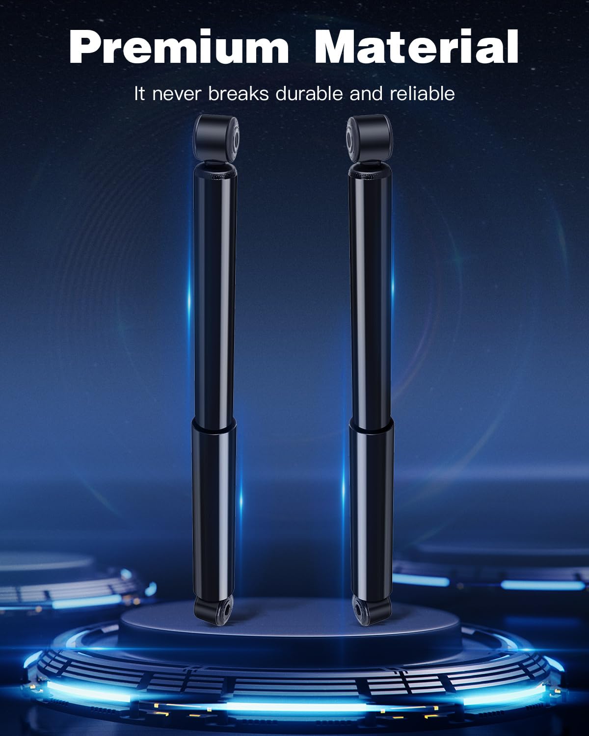 ECCPP rear shocks absorbers for GMC Sierra 1500 smoother road feel
