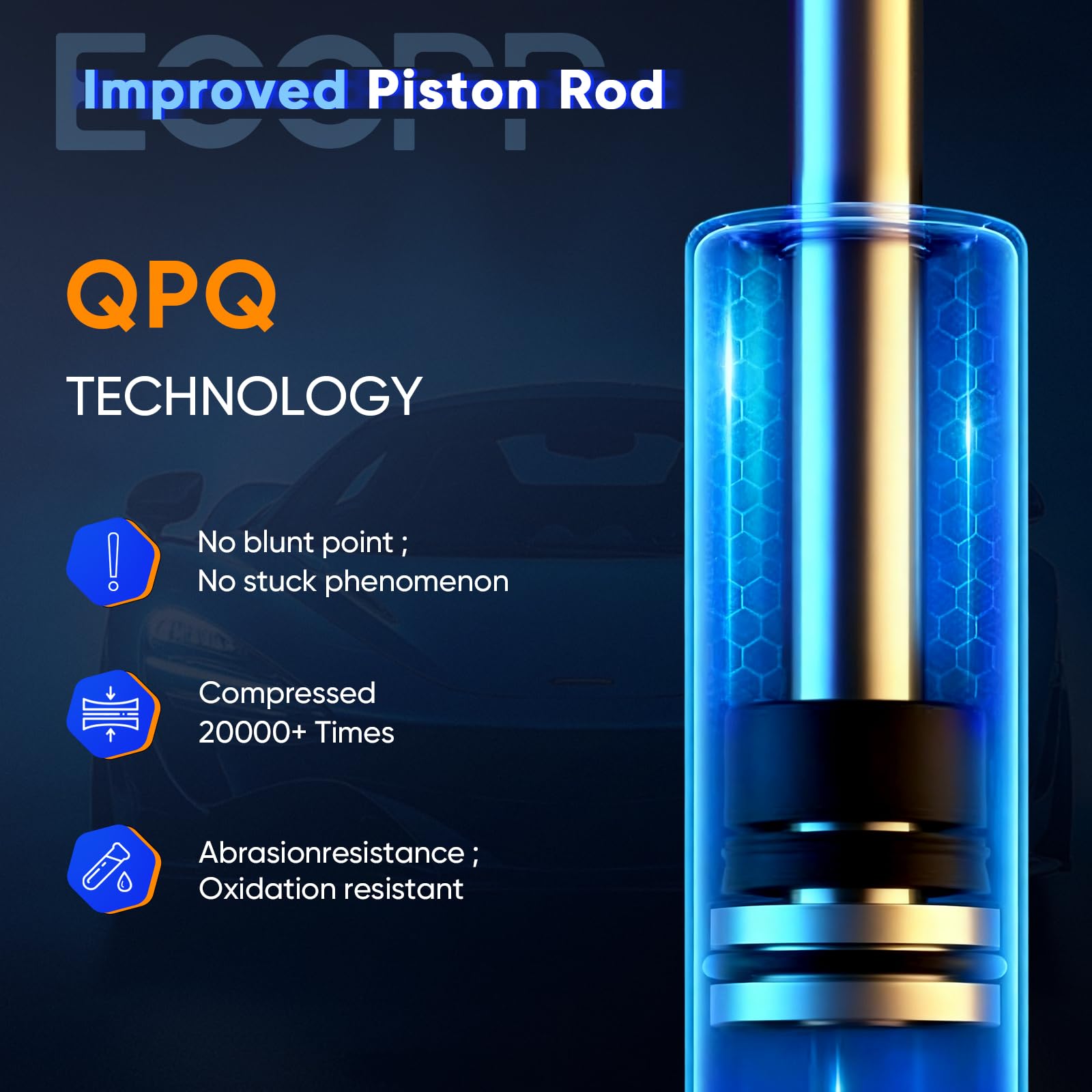 ECCPP Ford Focus tailgate gas spring provides reliable lift assistance