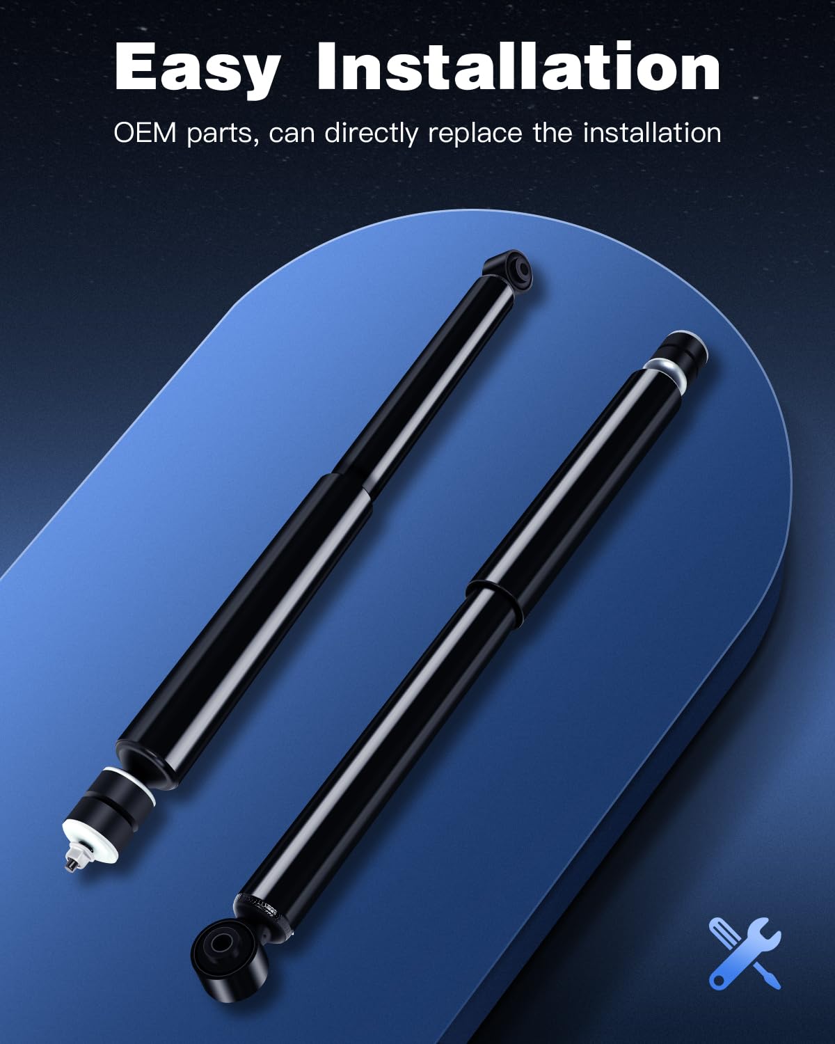 Close-up of TEFLON-coated piston band for longer life.