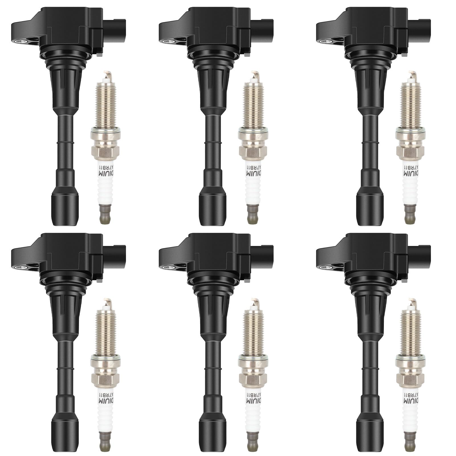 ECCPP UF550 ignition coils neatly arranged for strong starts and reliability.