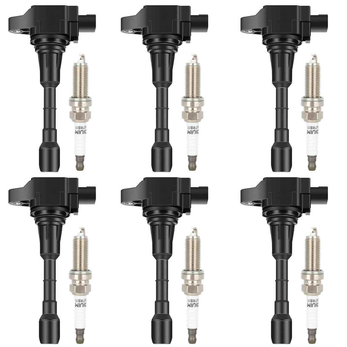 ECCPP UF550 ignition coils neatly arranged for strong starts and reliability.