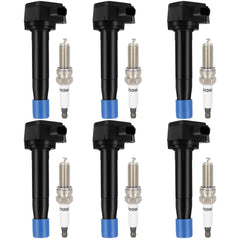 ECCPP UF603+97390 ignition coils front view showing efficient ignition for 3.5L V6