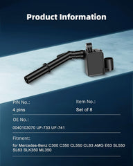 ECCPP UF741 coil pack for GLS550 — durable high-temperature resistance