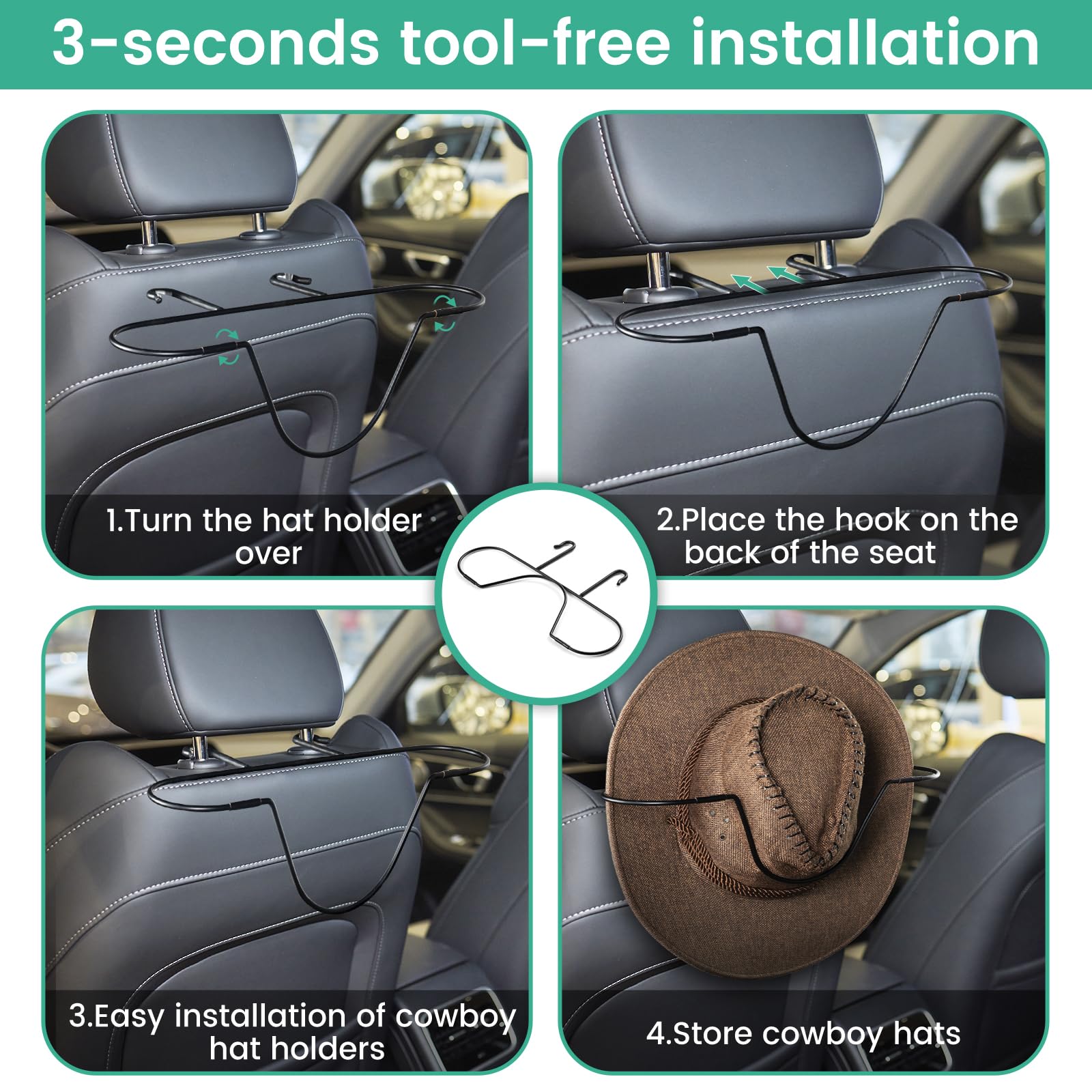 Eclatify smooth protective surface preventing hat scratches