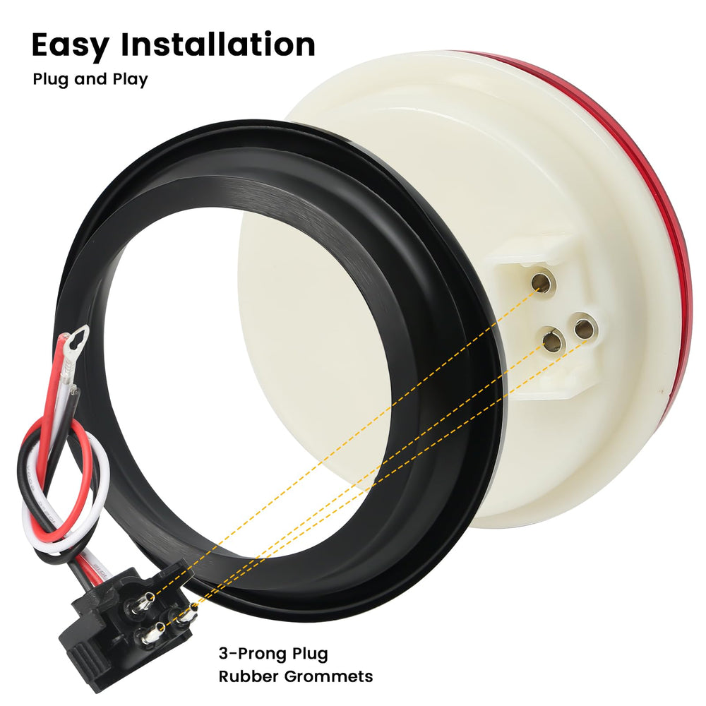 EclatLights red lens supports high-brightness stop and brake signaling