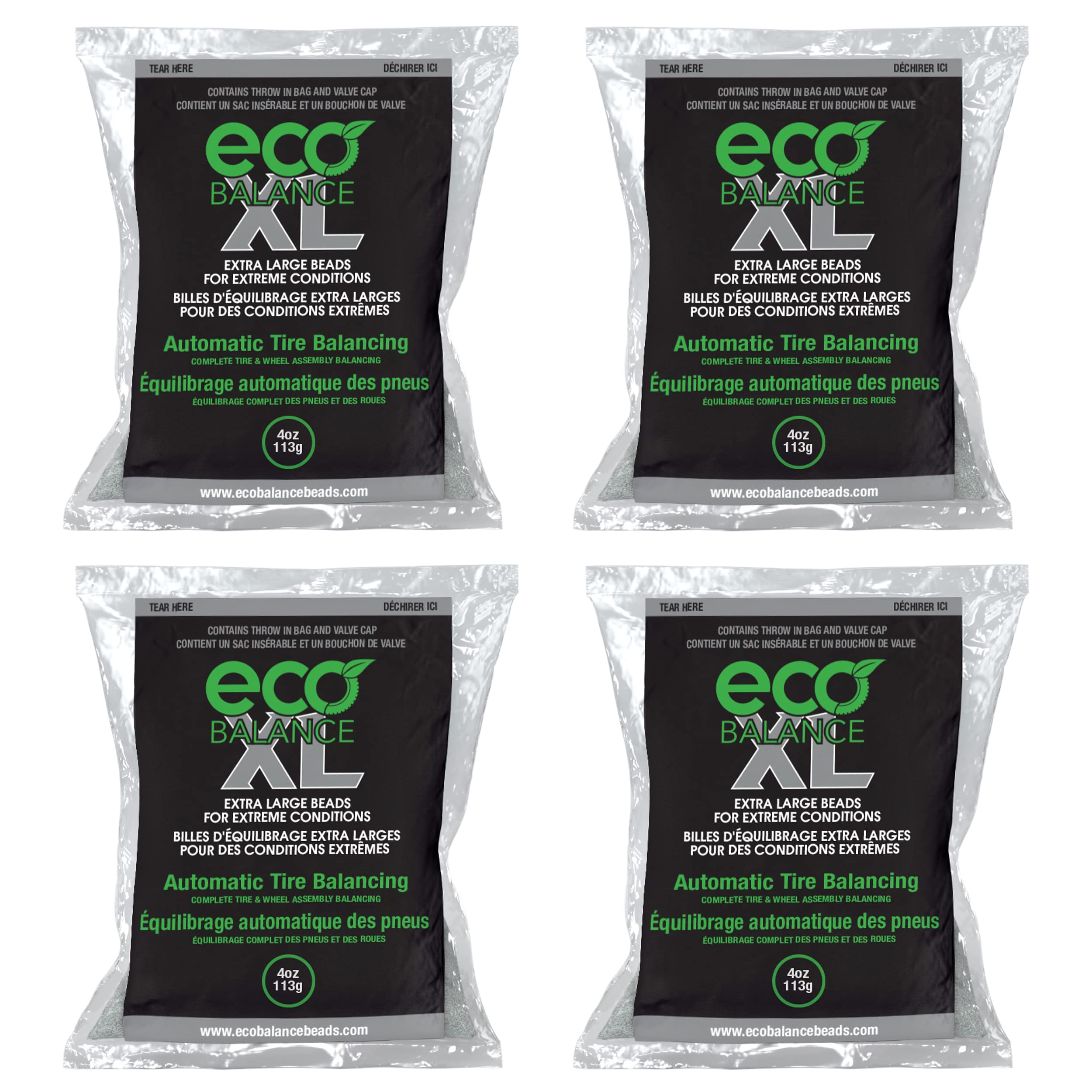 Eco Balance XL beads tire-balancing graphics for stable off-road performance.