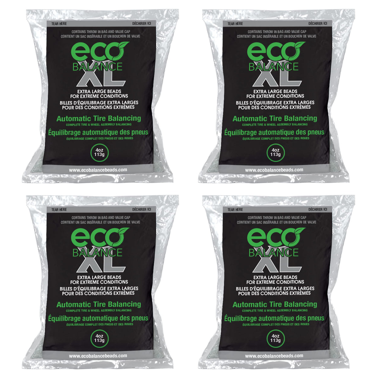 Eco Balance XL beads tire-balancing graphics for stable off-road performance.