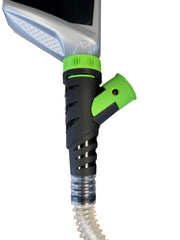 Eco-Loop universal bottle adapter shows compatibility with most fluid containers.