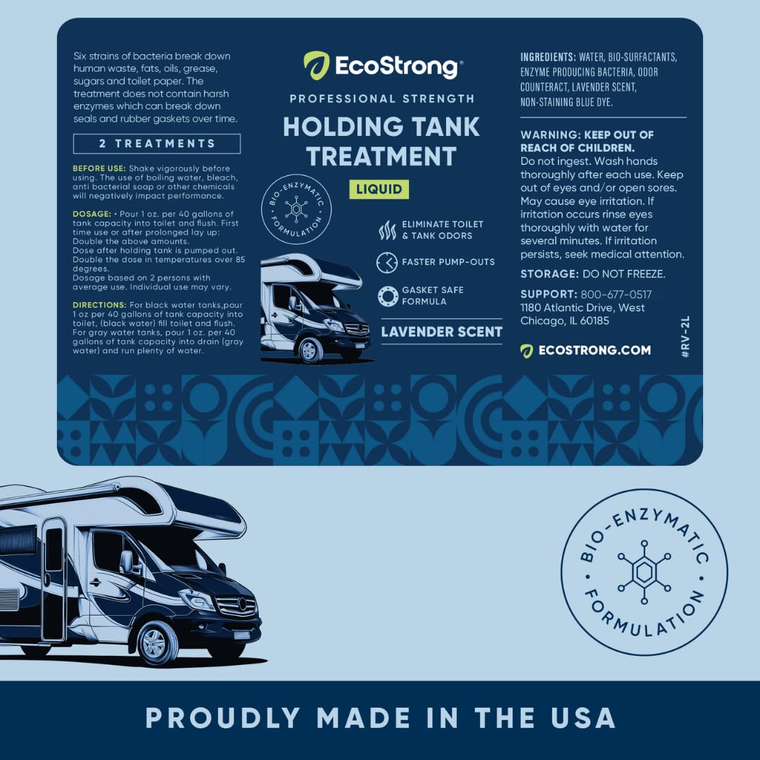 All climates performance shown by Eco Strong liquid deodorizer for hot or cold setups.