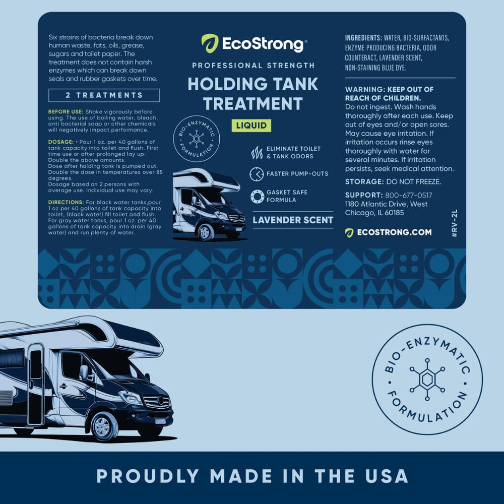 All climates performance shown by Eco Strong liquid deodorizer for hot or cold setups.