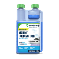 Eco Strong Marine bottle pours into holding tank to start digestion.