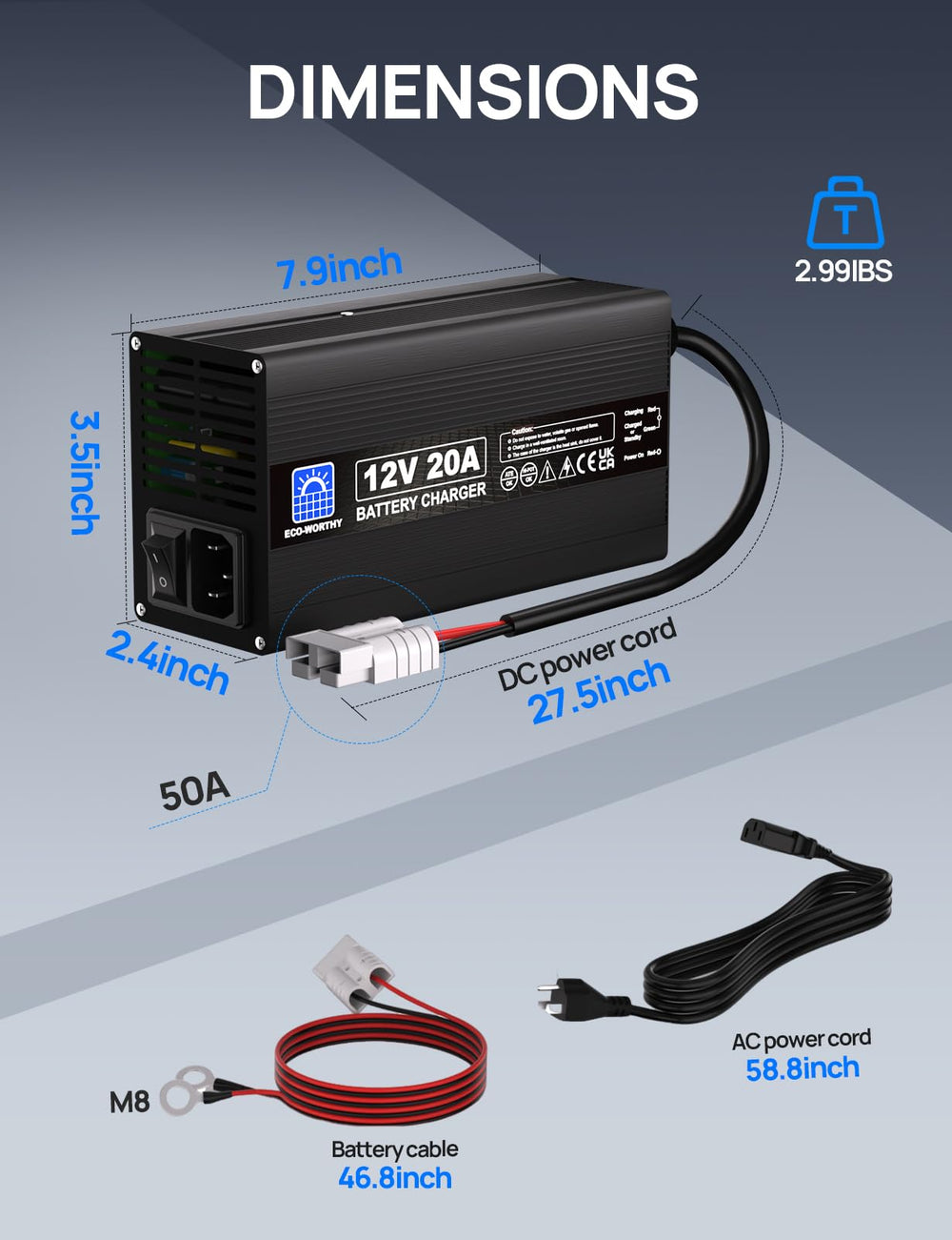 Eco-Worthy maintenance-friendly setup for boat and RV use.