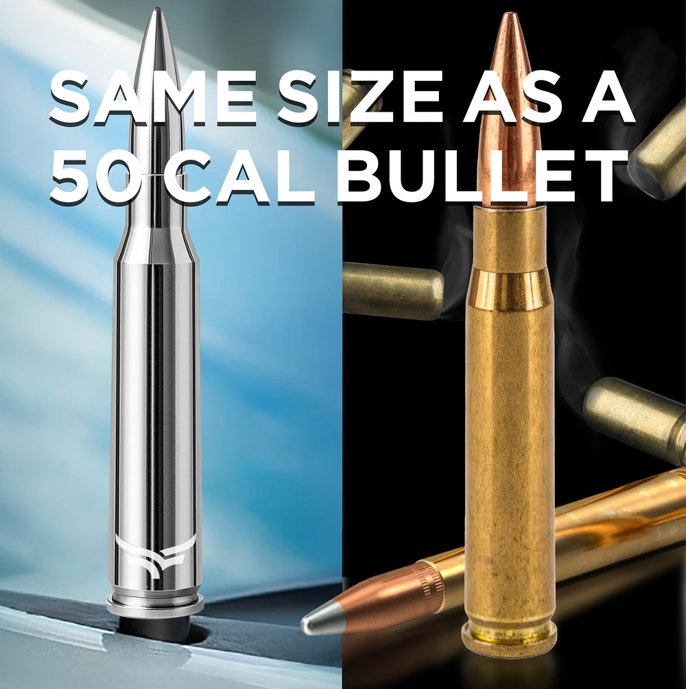 EcoAuto 50 Cal Bullet Antenna includes adapters for multiple Silverado/Sierra models