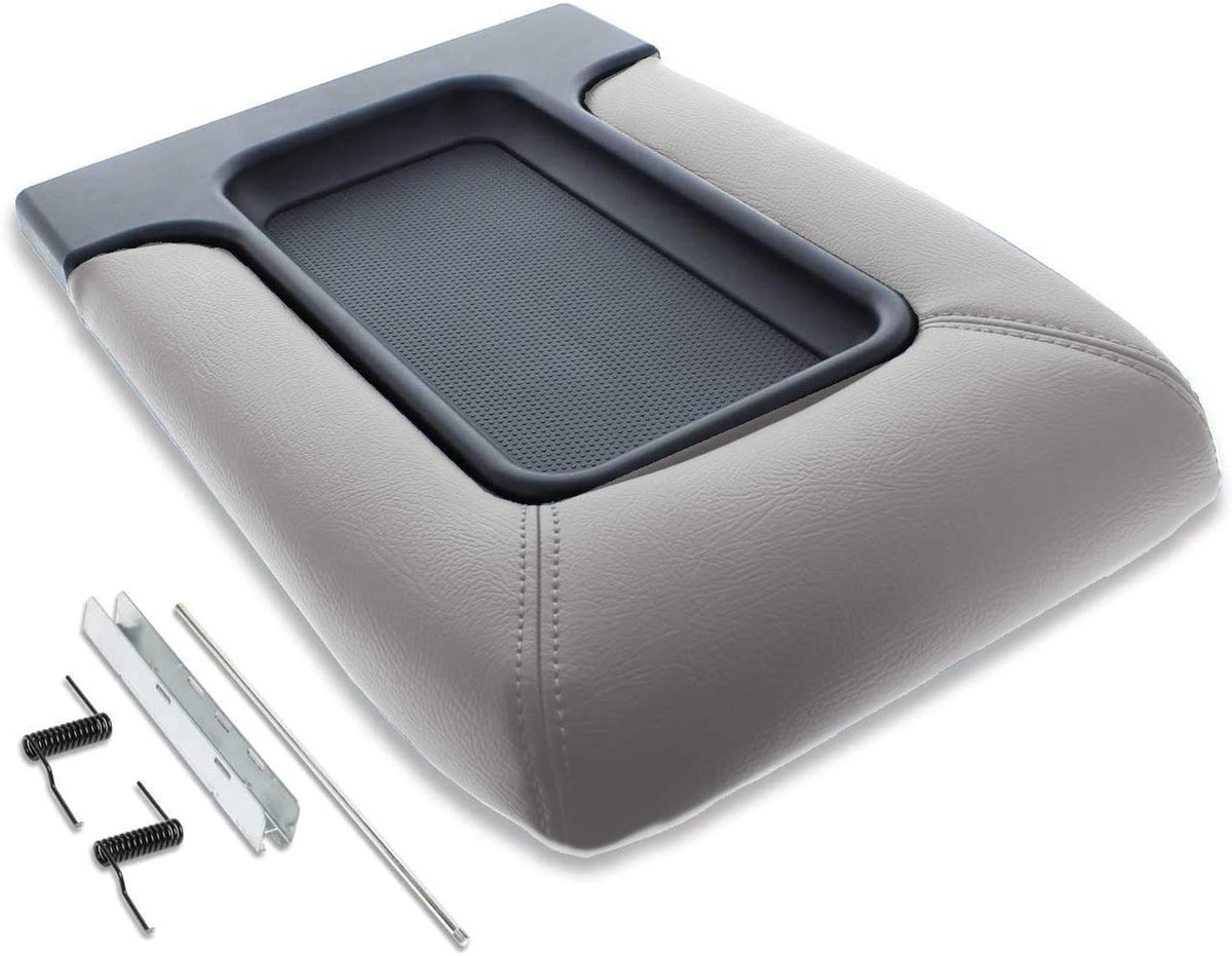EcoAuto center console lid kit front view with OEM-style fit for GM trucks