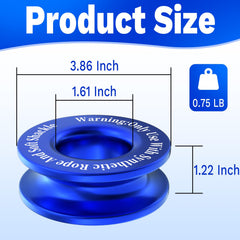 ecocstm 7075 aluminum blue recovery ring corrosion-resistant for harsh environments