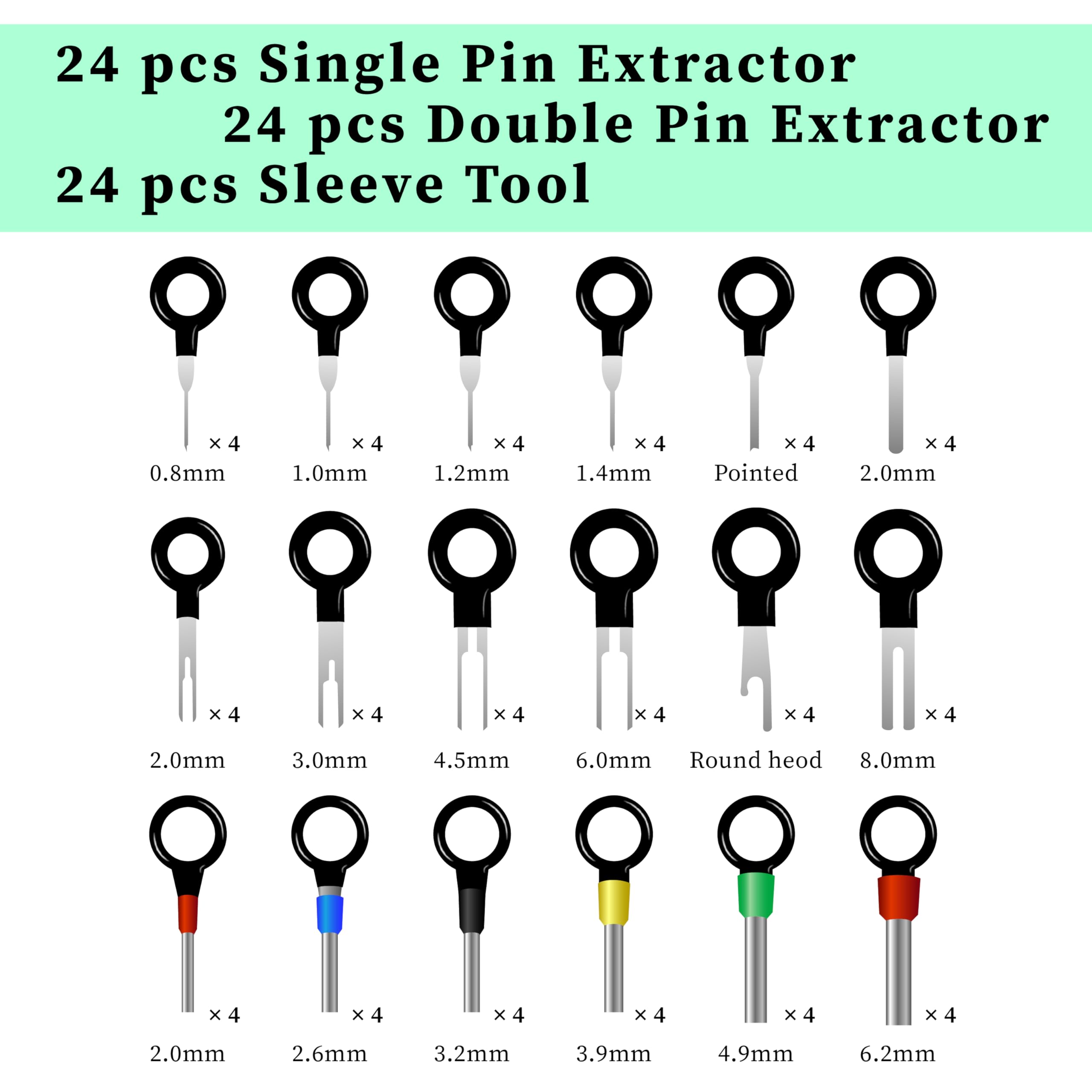 ecocstm casing tool protective bag 24pcs keeps tools organized and portable.