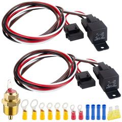 ecocstm dual fan relay kit front view for easy installation and reliable cooling control.