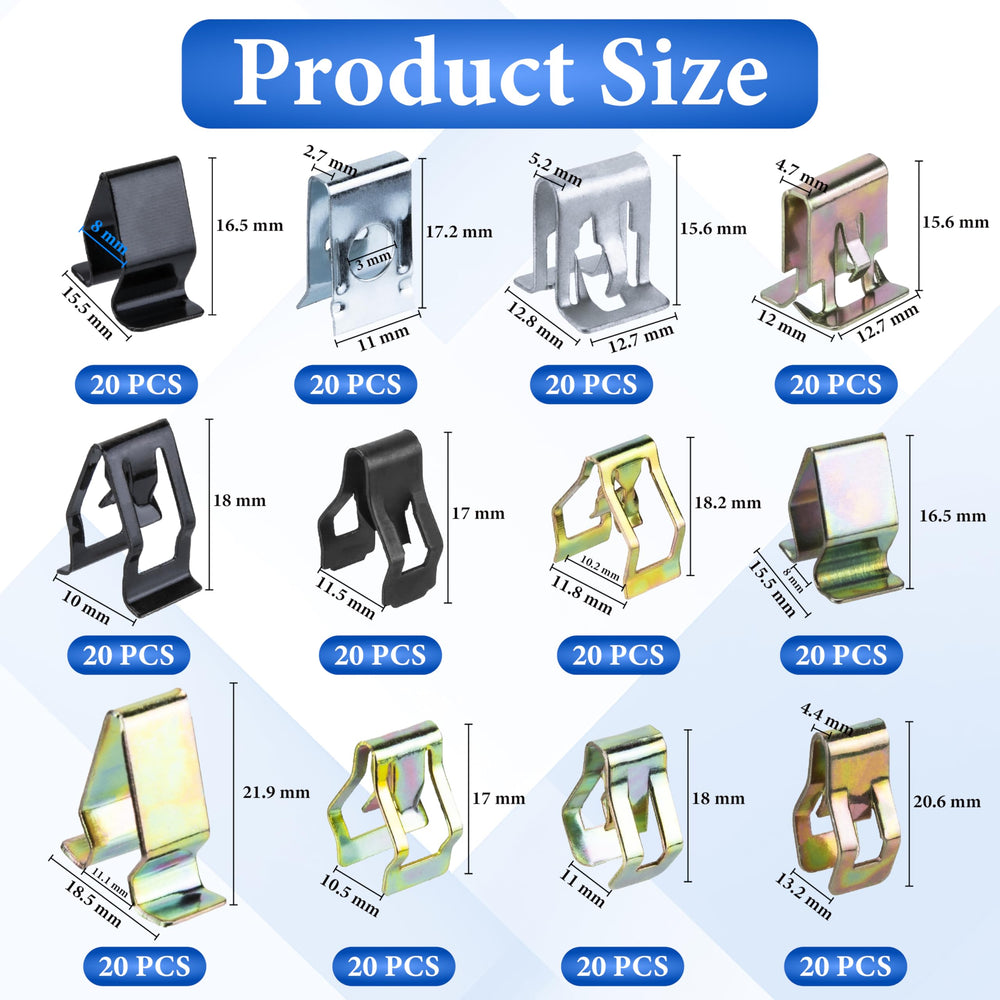 Ecocstm metal trim clips deliver durable, corrosion-resistant fasteners for reliable trim work.