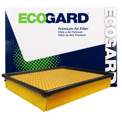 ECOGARD XA10016 premium engine air filter front view, protective intake barrier