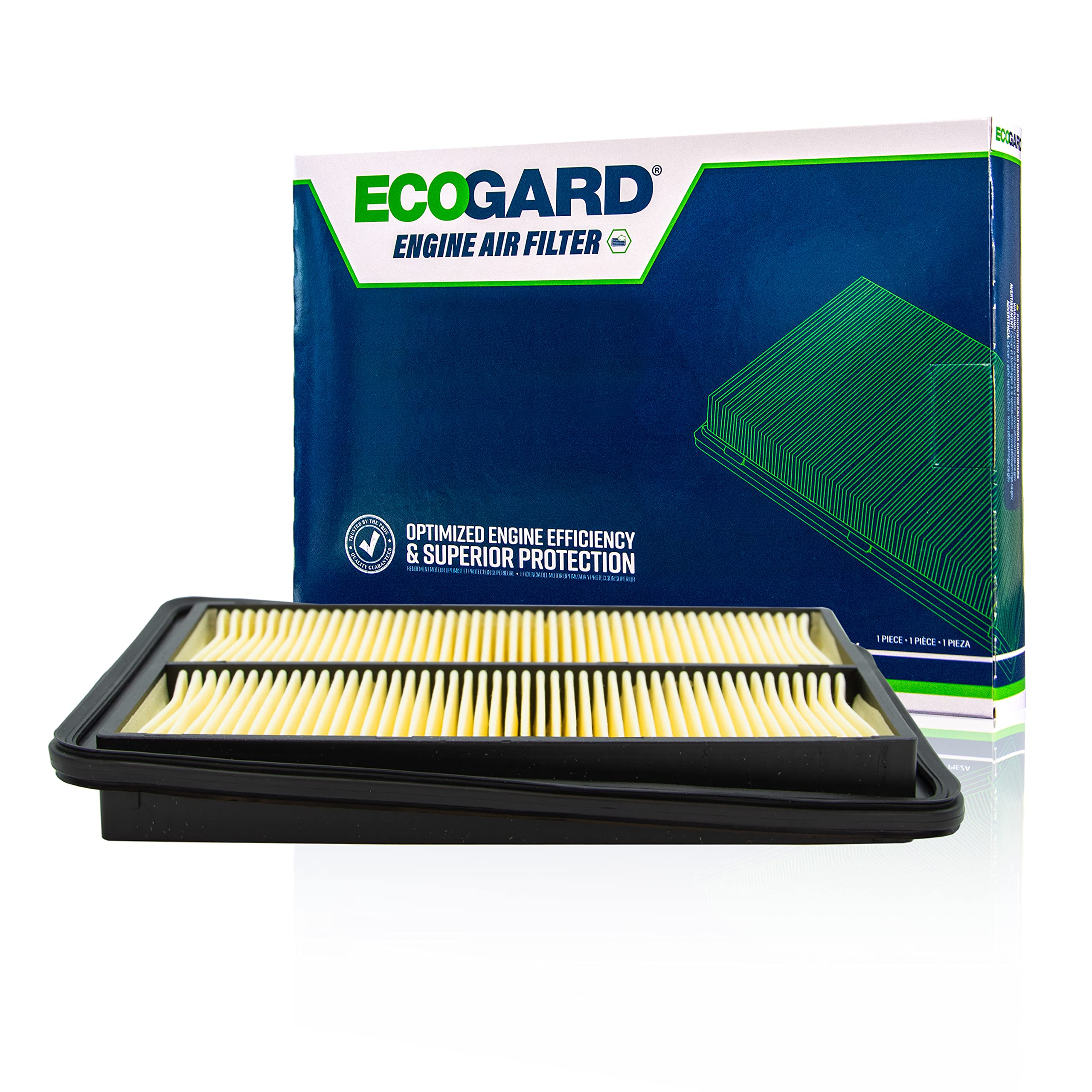 ECOGARD XA10423 air filter packaged for easy handling and quick replacement