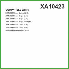 XA10423 filter installed in engine bay showing clean air path for efficiency
