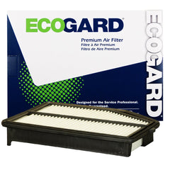 ECOGARD XA10467 premium air filter close-up; supports clean air intake for Honda CR-V and better efficiency.