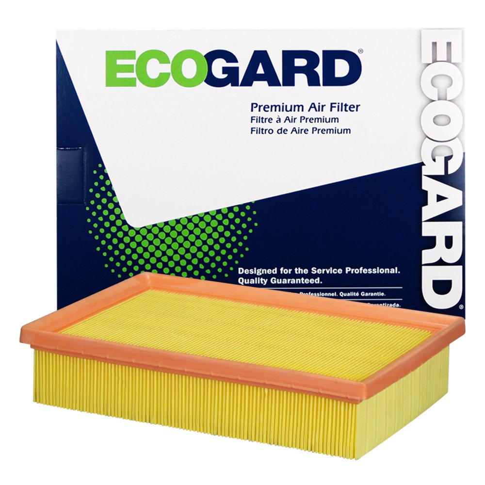ECOGARD XA10596 filter close-up shows premium media for clean airflow