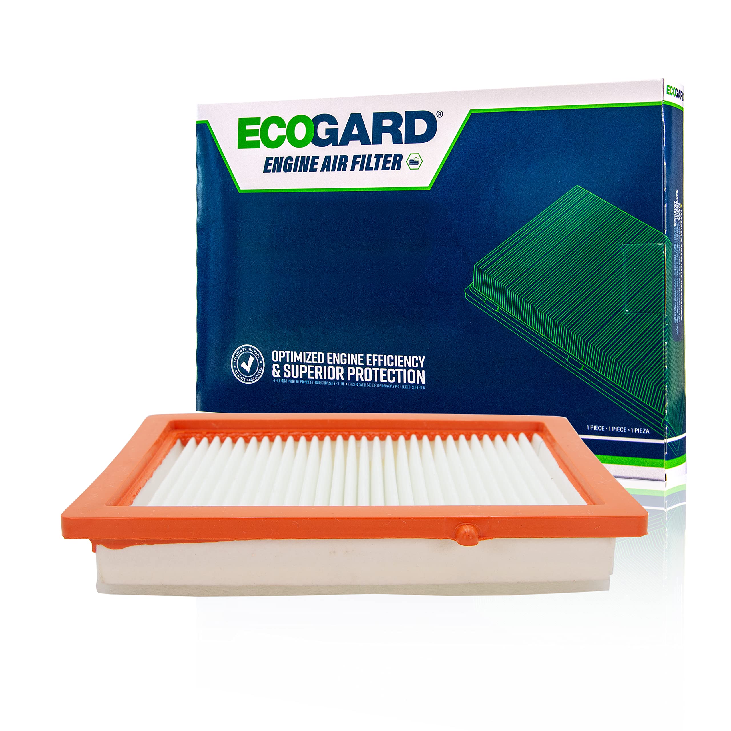 ECOGARD XA10645 premium filter front-view demonstrating robust filtration for better airflow