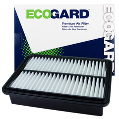 EcoGard XA11802 filter packaging highlights easy replacement for Mazda models.