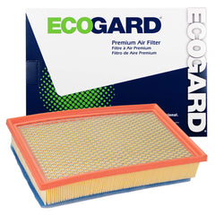 ECOGARD XA11912 air filter during front install on a Jeep Wrangler.