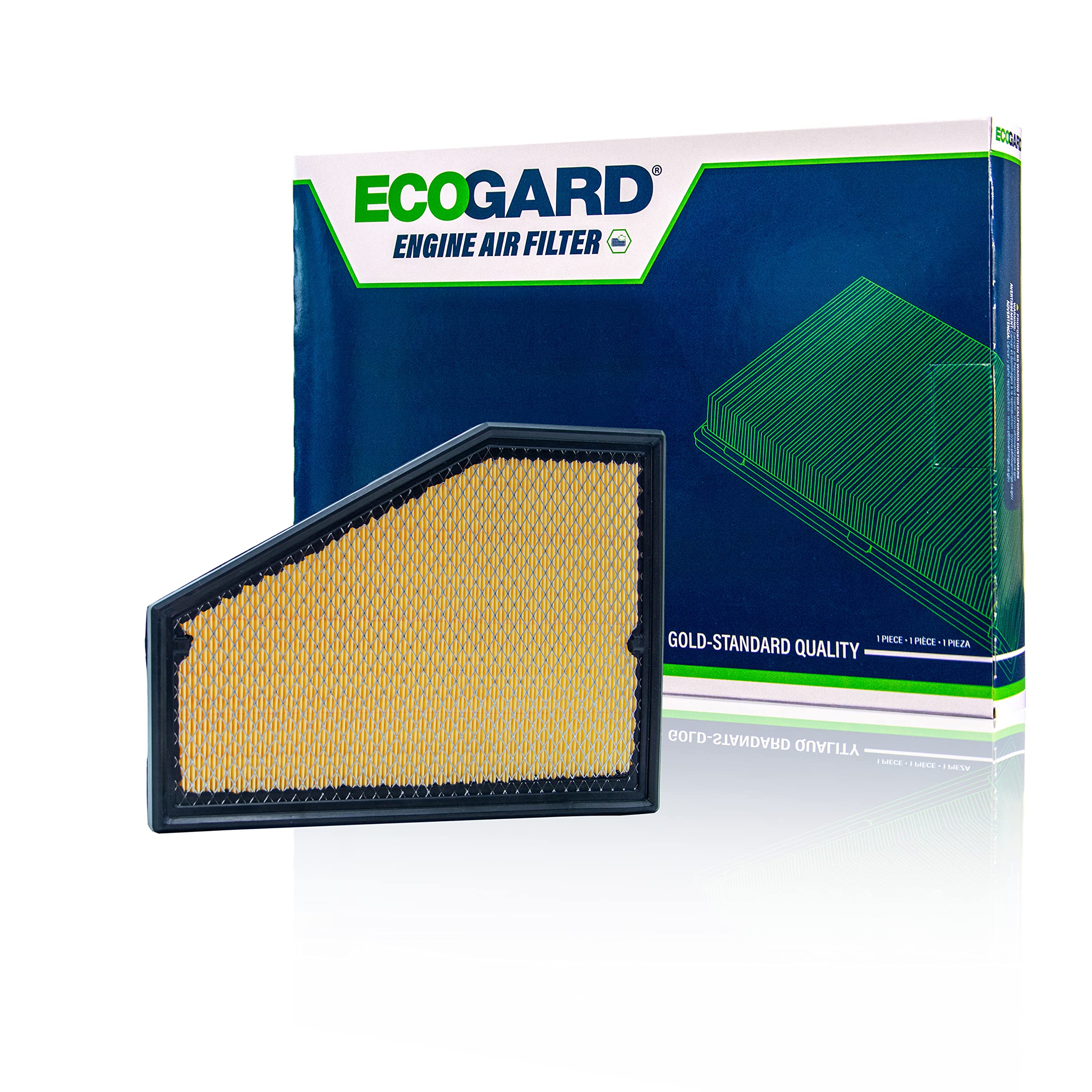 ECOGARD XA11975 air filter package ready for a simple, tool-free replacement.