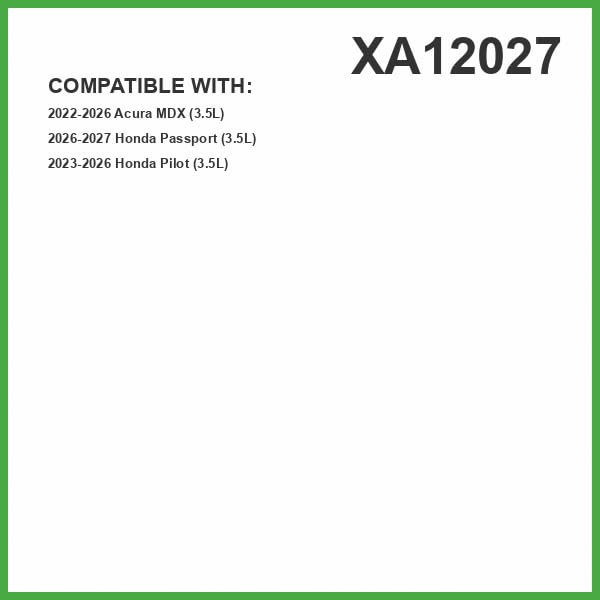 ECOGARD XA12027 air filter side view highlights durable housing for long lasting filtration