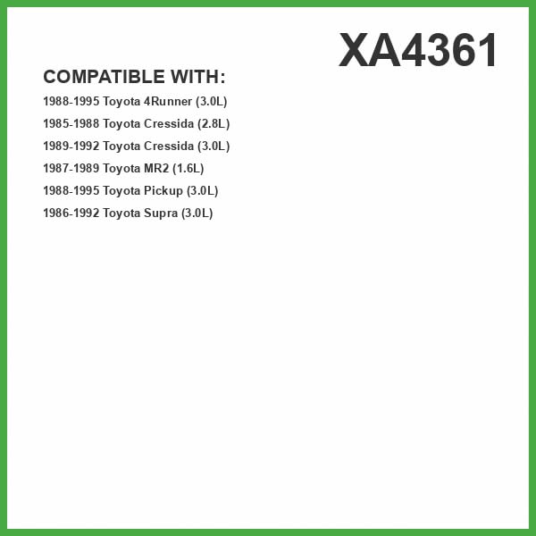 ECOGARD XA4361 air filter for Toyota 4Runner 3.0L installation view promoting easy fit